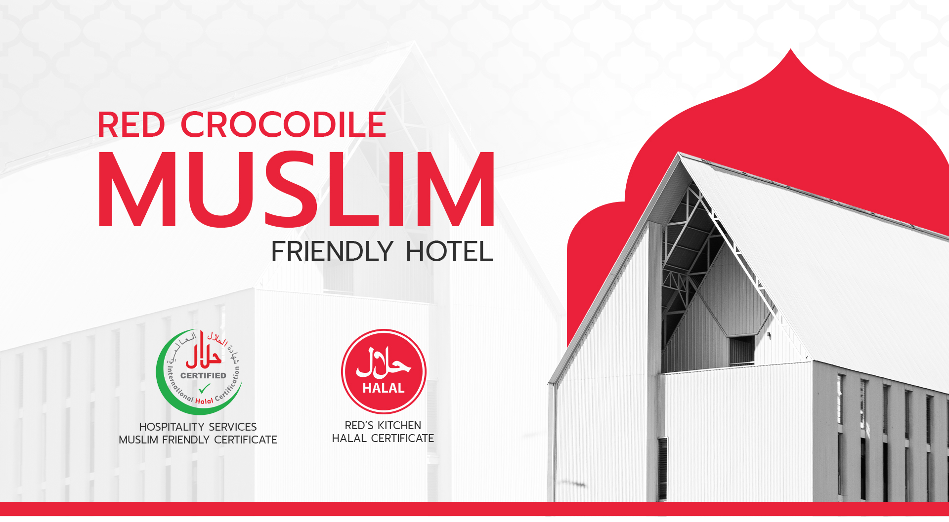 Muslim Friendly Hotel near BITEC Bangna, Red Crocodile Hotel on Sukhumvit 107, Samutprakan